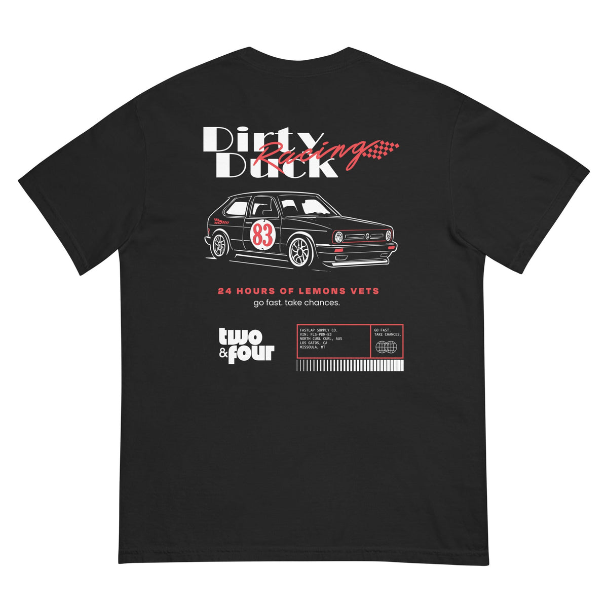 Dirty Duck Racing - Heavyweight t-shirt