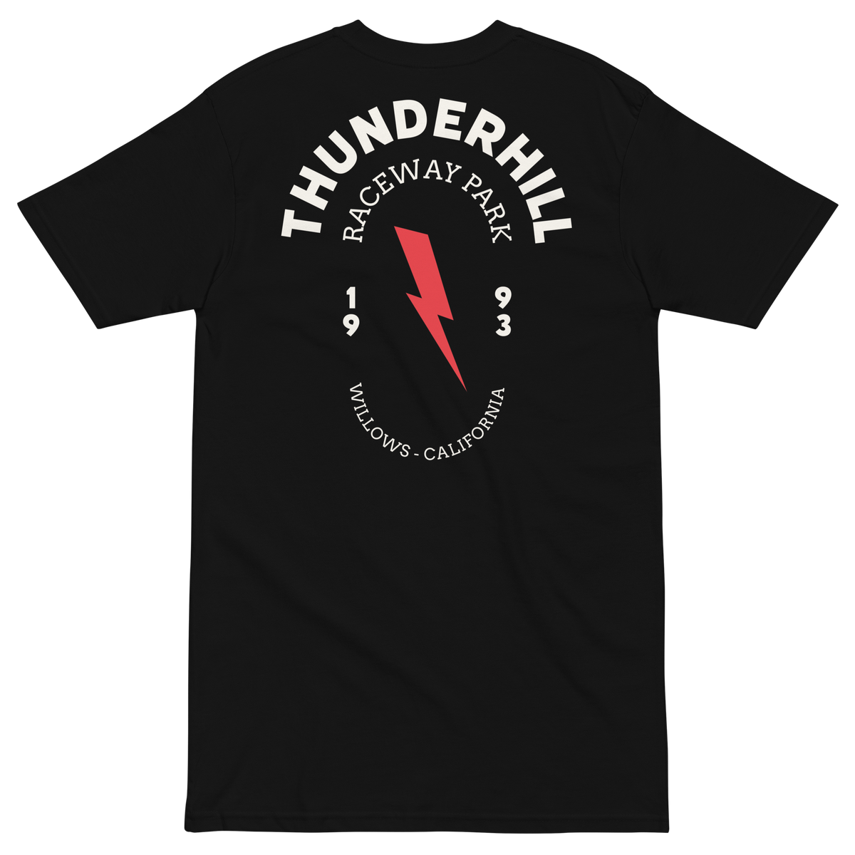 Thunderhill Bolt-Oval Men’s premium heavyweight tee