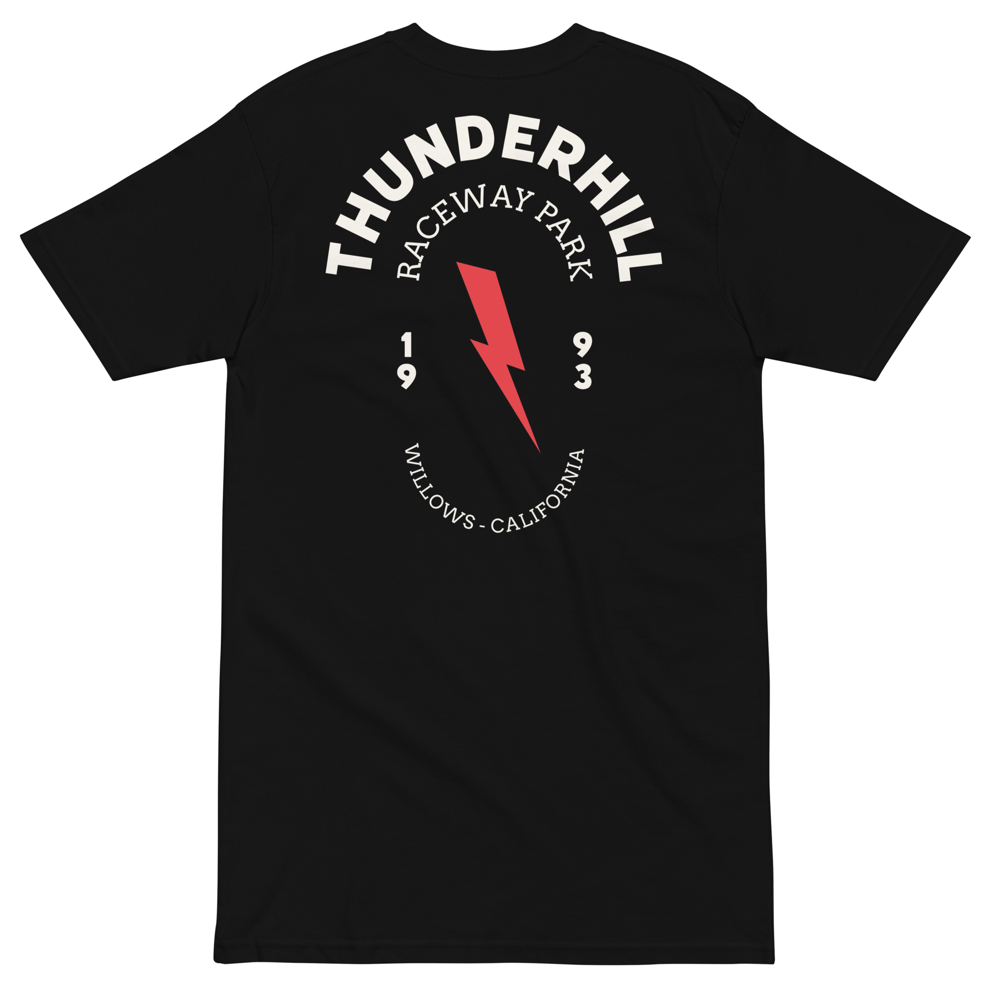 Thunderhill Bolt-Oval Men’s premium heavyweight tee