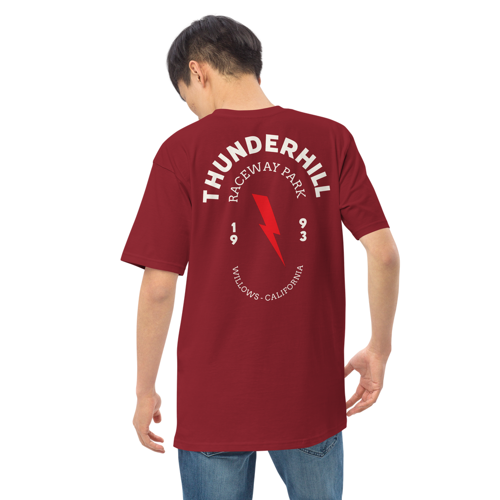 Thunderhill Bolt-Oval Men’s premium heavyweight tee