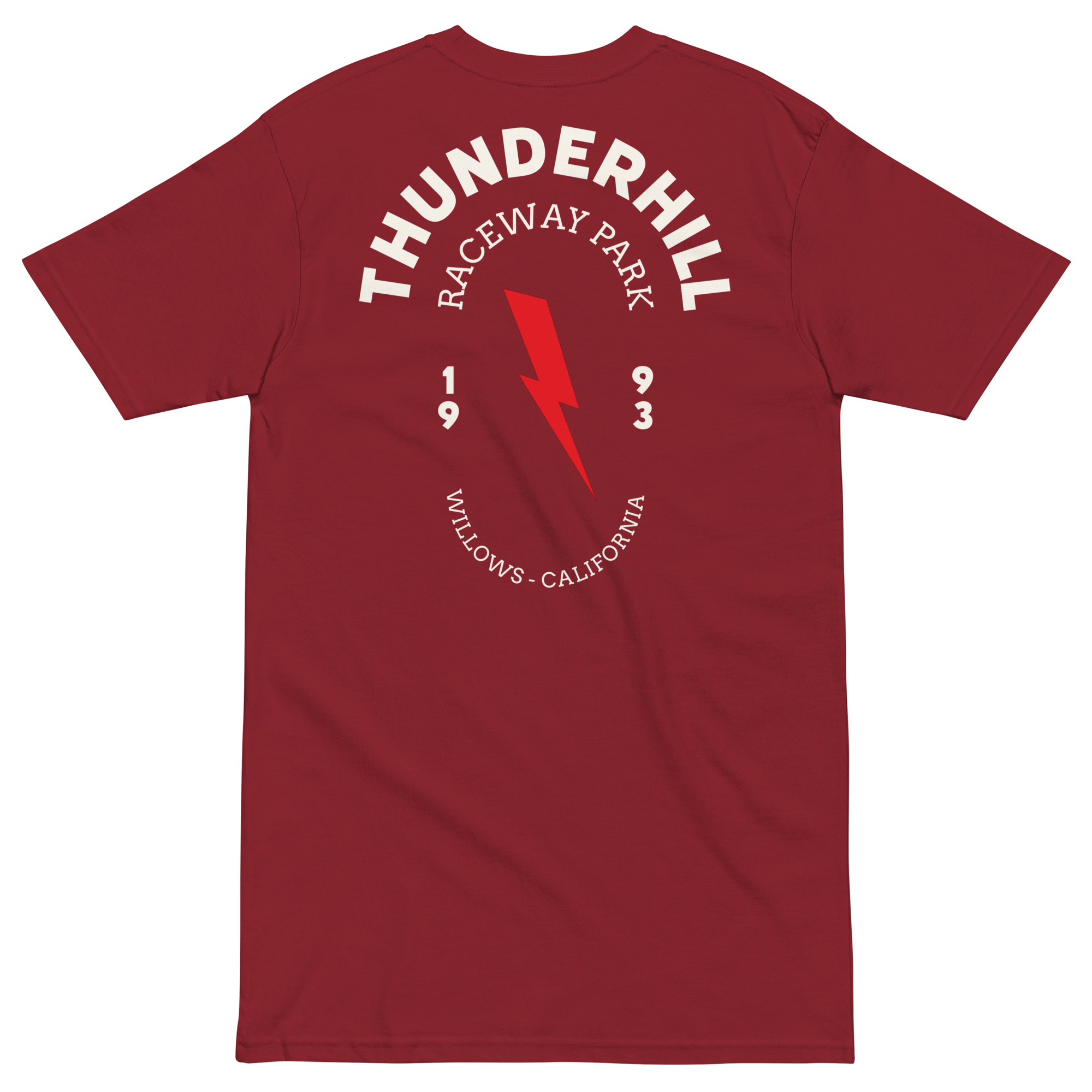 Thunderhill Bolt-Oval Men’s premium heavyweight tee